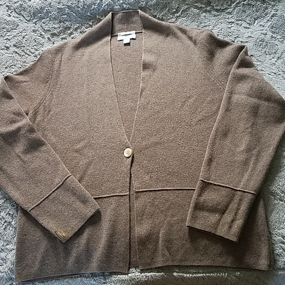 Charter club 2 ply 100% cashmere cardigan